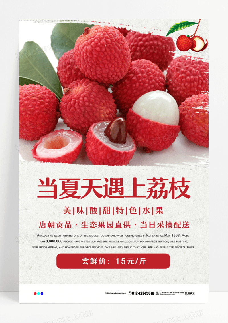 当夏天遇上荔枝海报