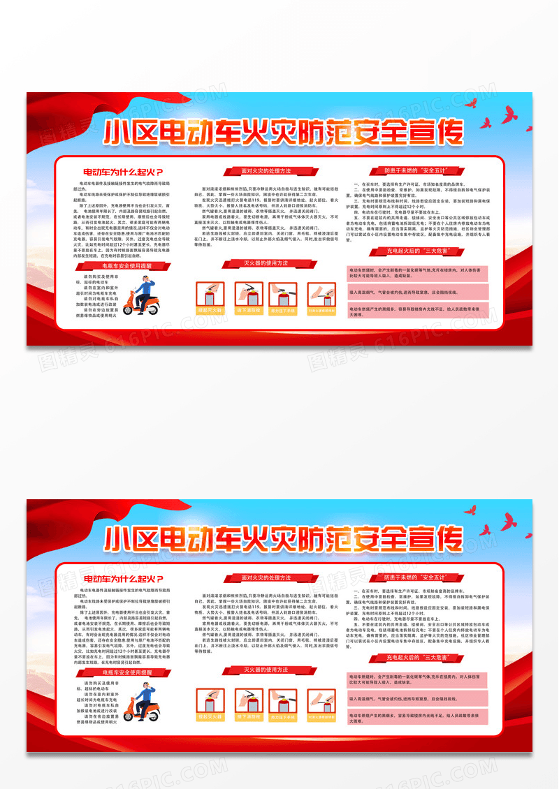 电动车安全教育宣传栏用电安全宣传栏电动车宣传栏