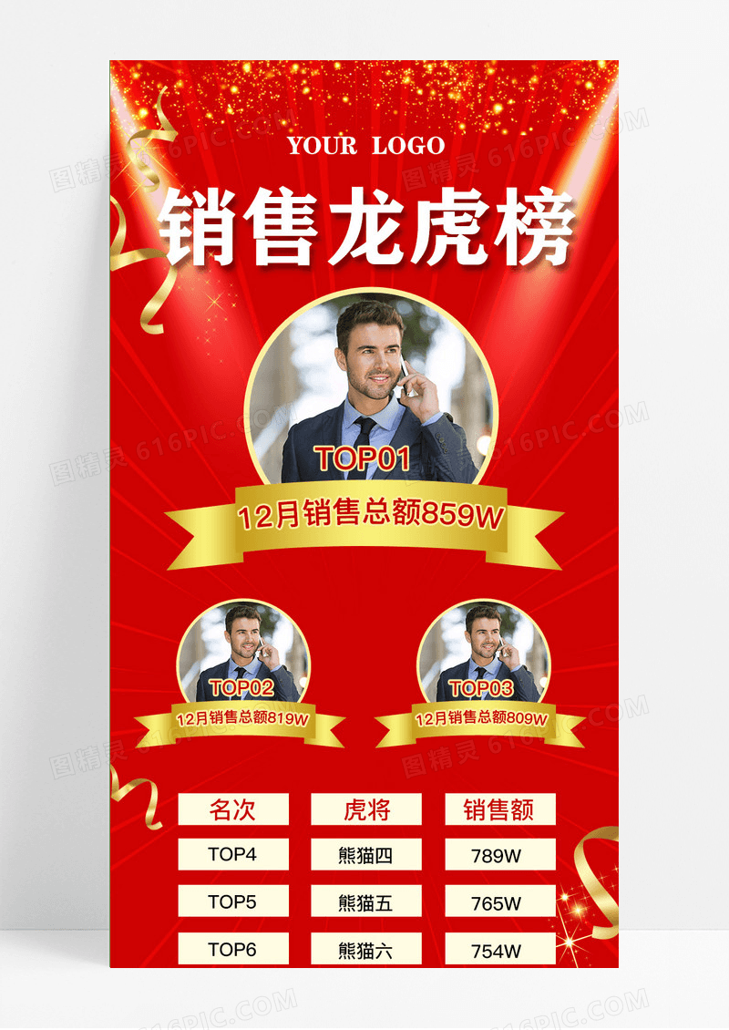 红色销售龙虎榜龙虎榜长图