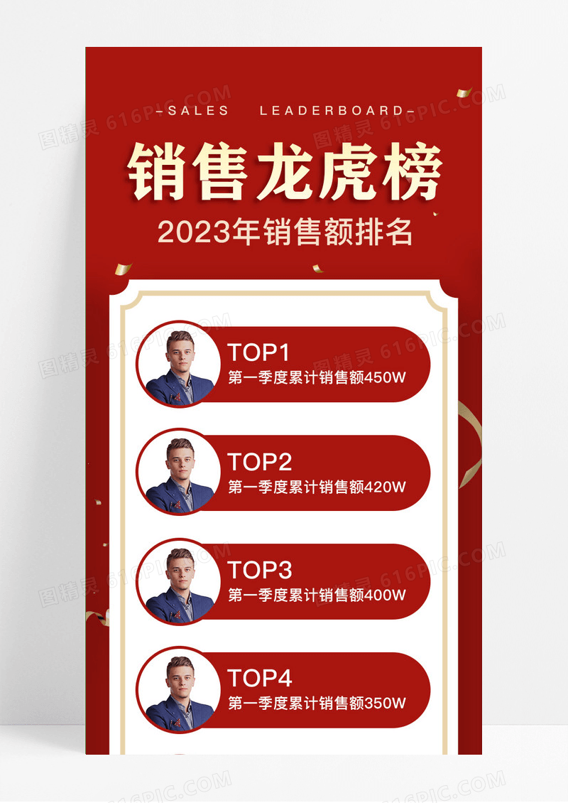 简约销售龙虎榜手机简约长图龙虎榜长图