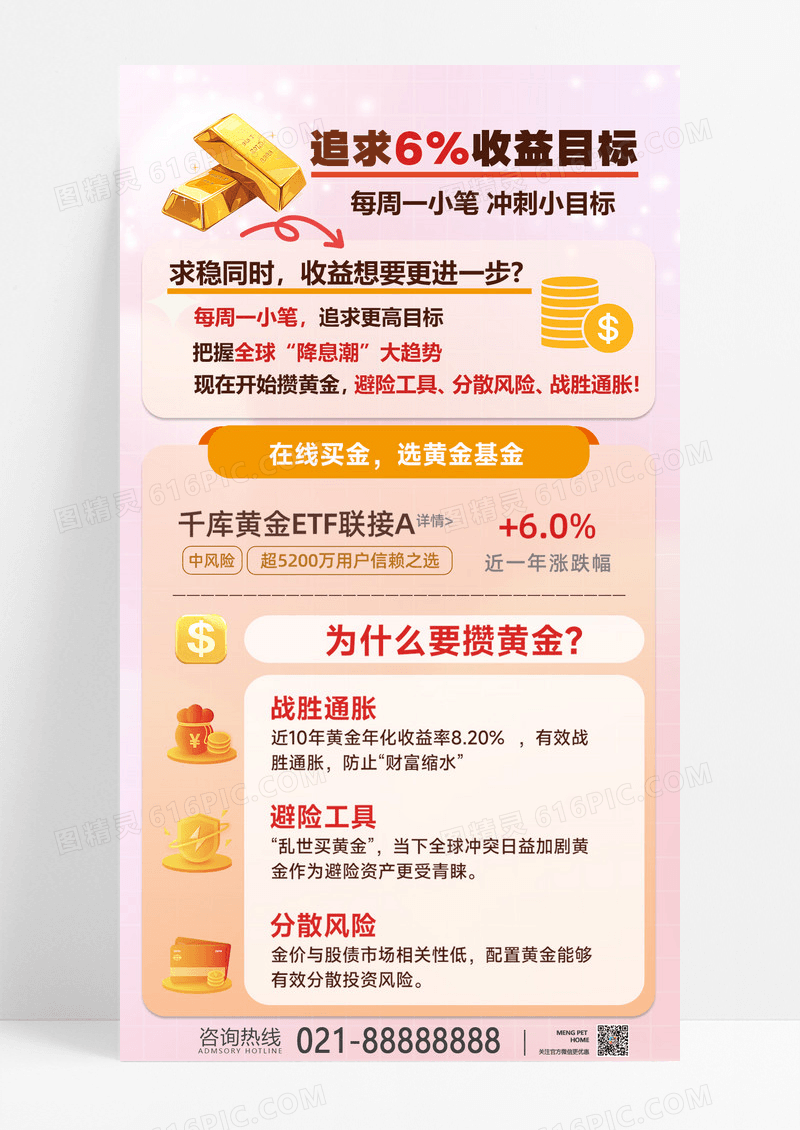 黄金理财营销海报金融海报设计黄金营销海报