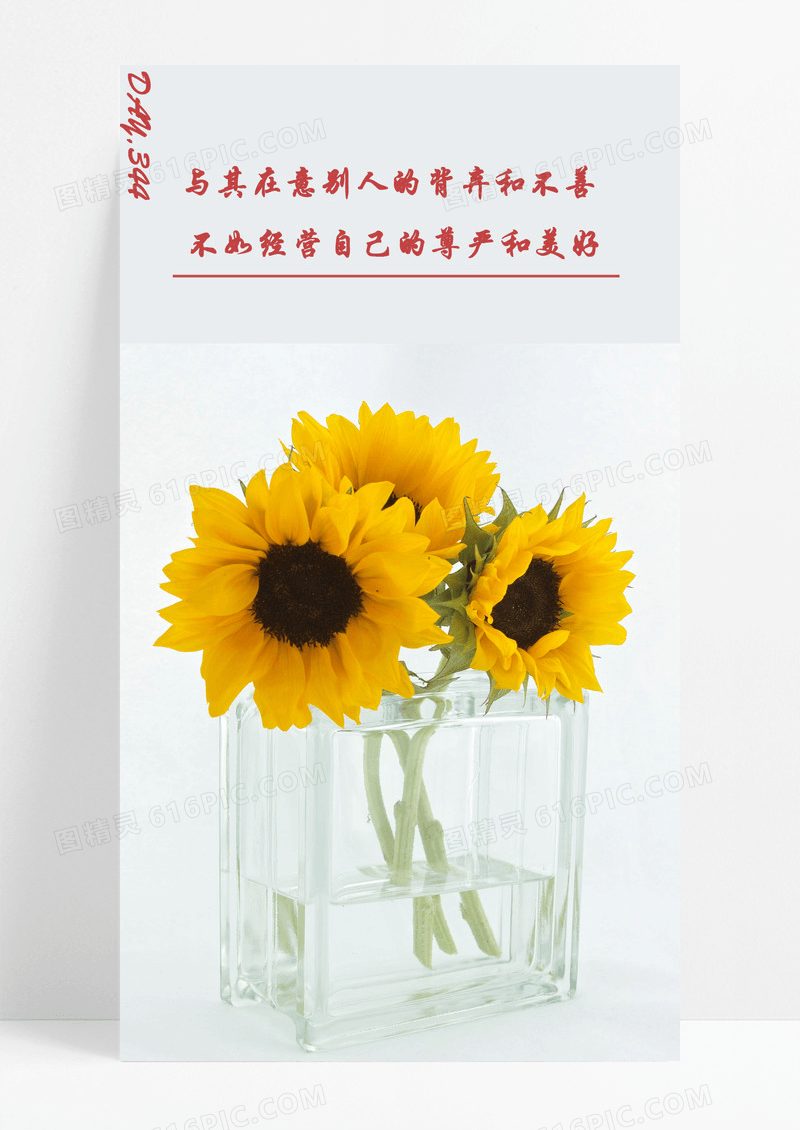心情日签手机海报配图的图片