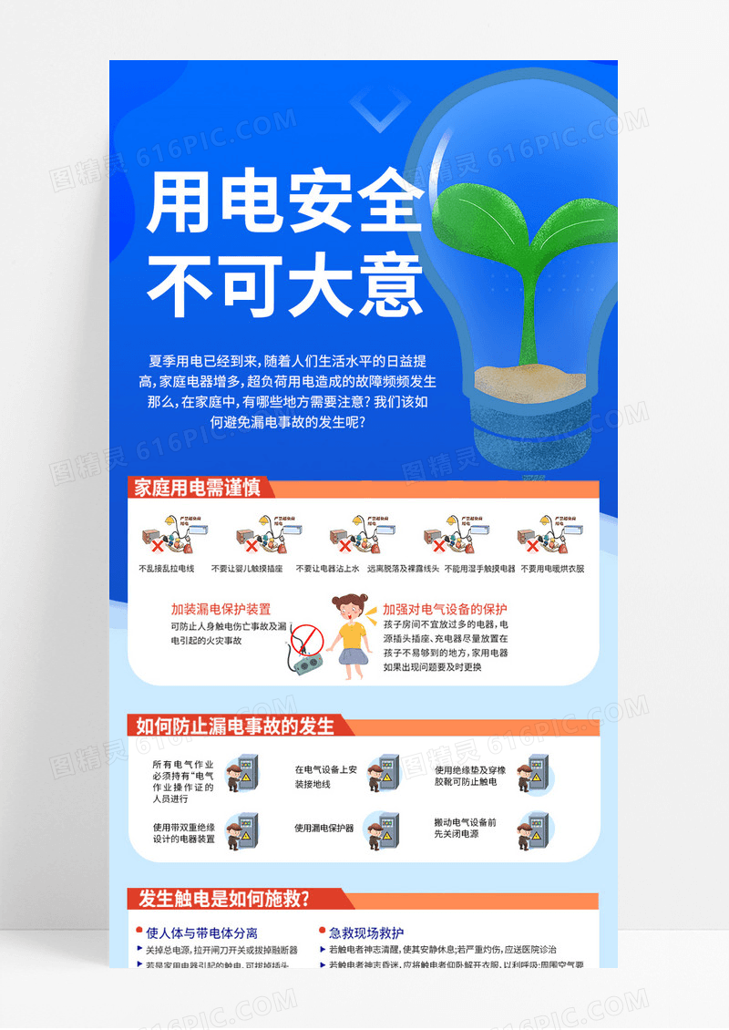 用电安全长图