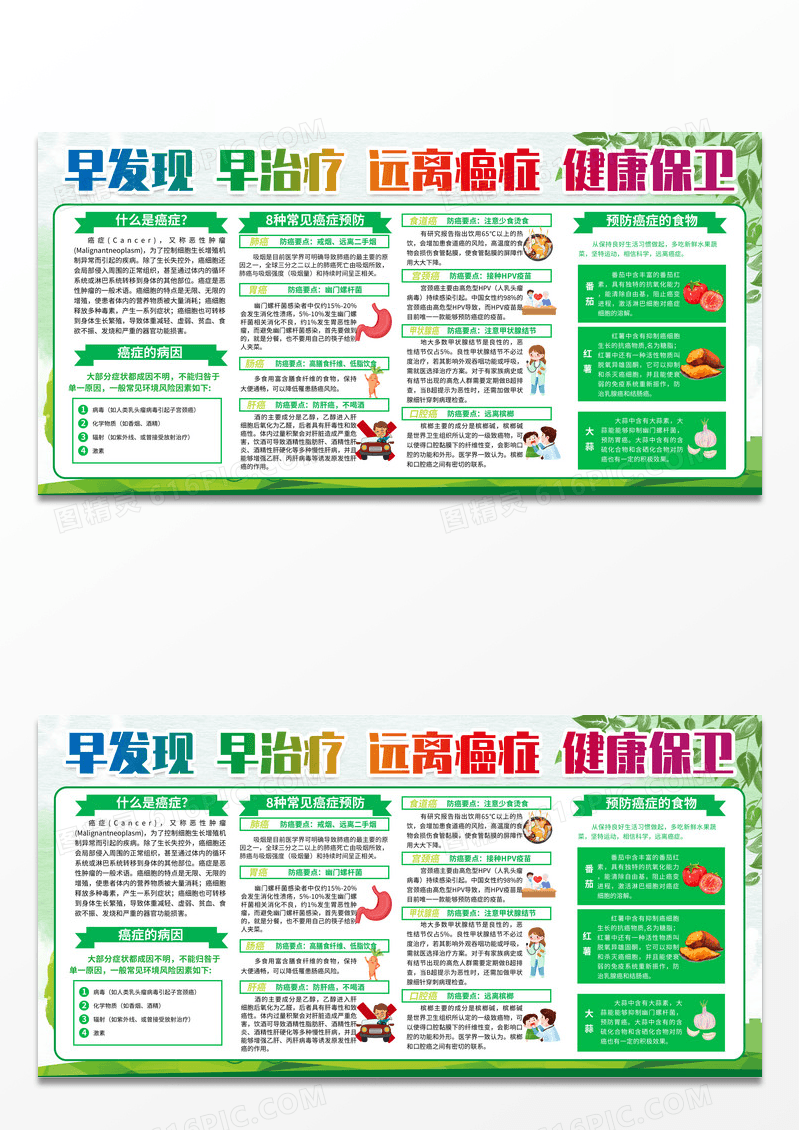 绿色简约帕金森病健康知识世界帕金森日宣传栏