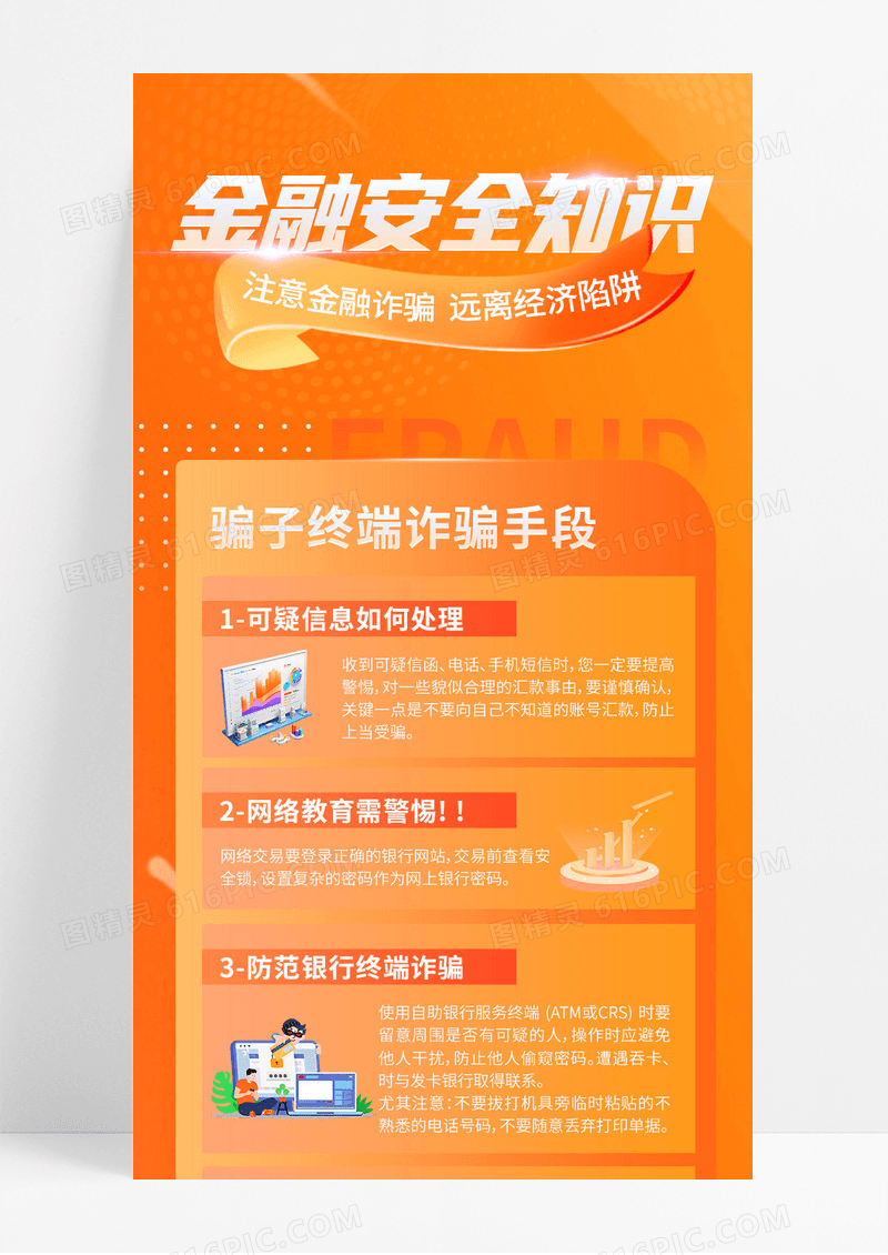 金融安全知识海报