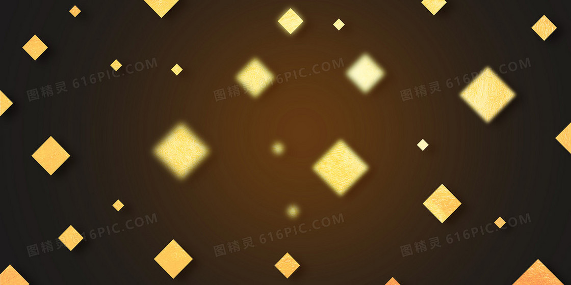 黑金金属几何简约多边形背景