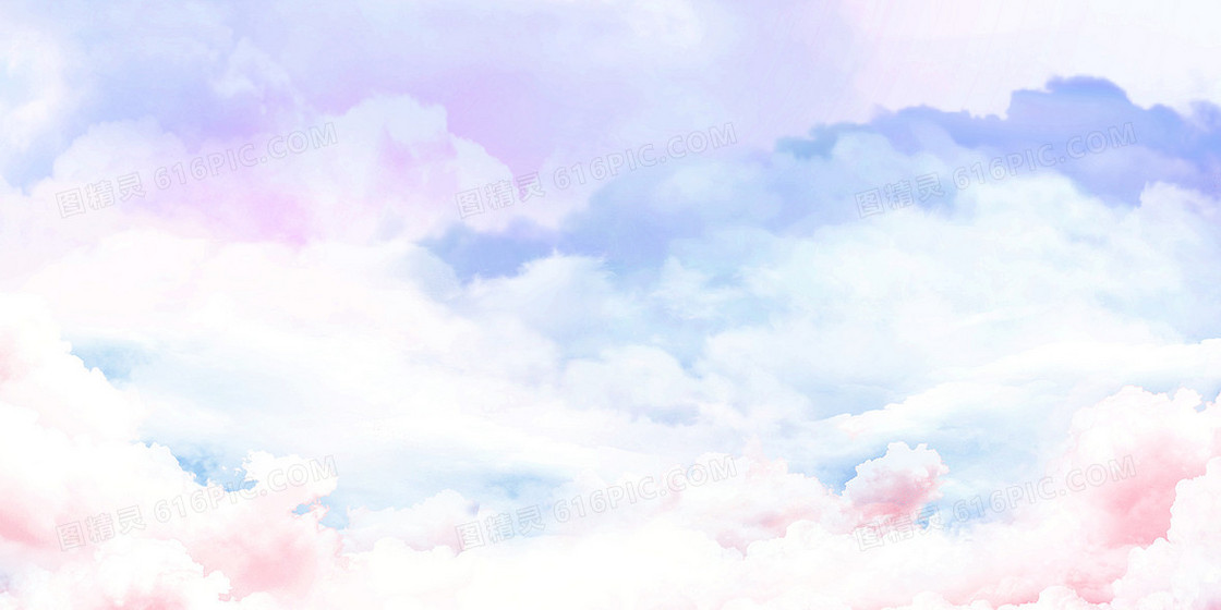 简约大气天空云彩商务背景