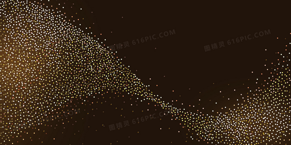 点状渐变金色粒子背景