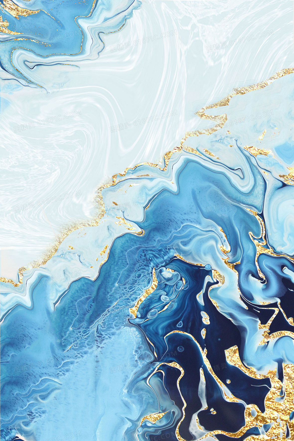 简约层次感渐变鎏金背景