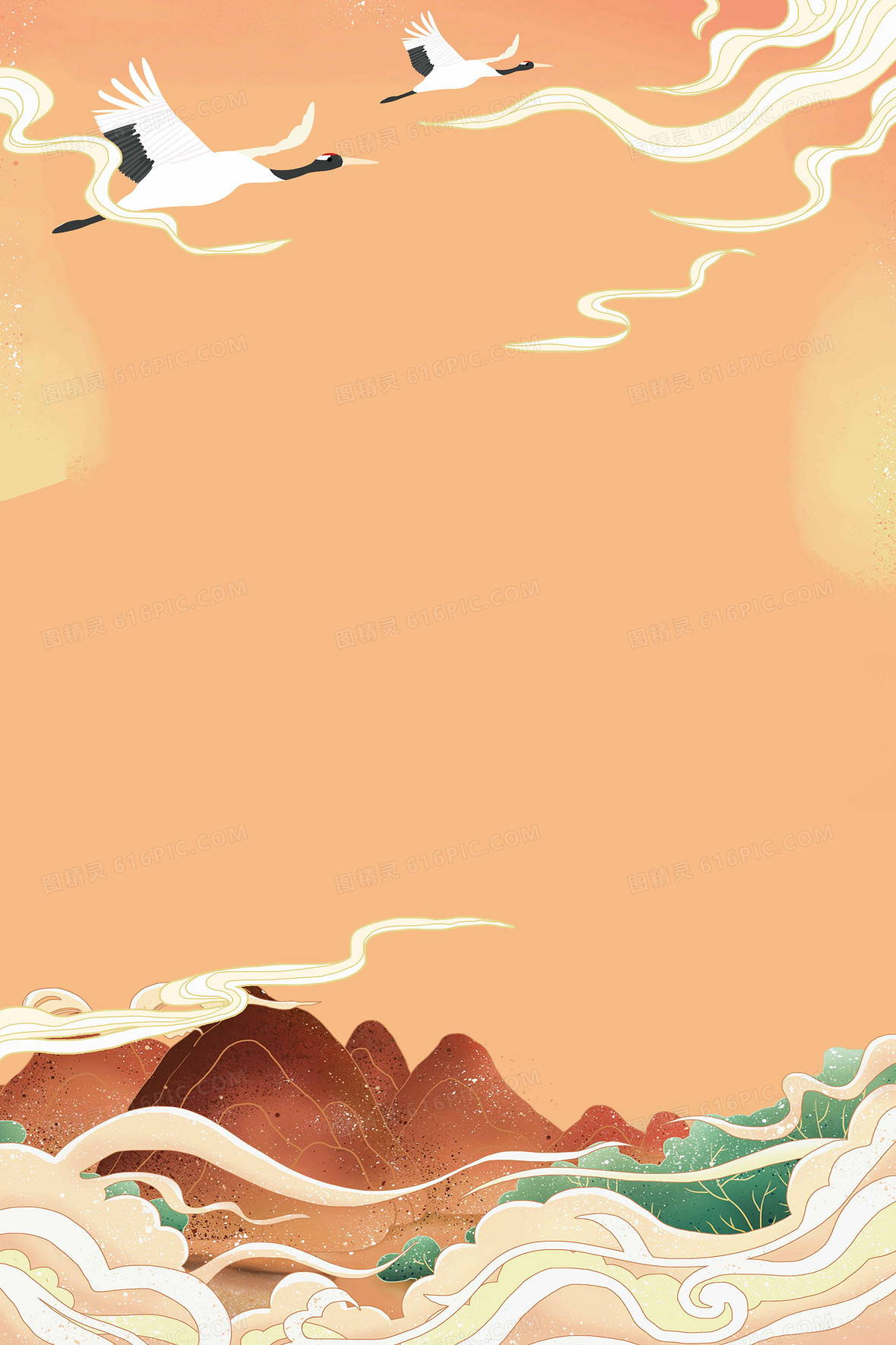 2362jpgpsd小清新手绘红色国风国潮背景2362 × 3543jpgpsd简