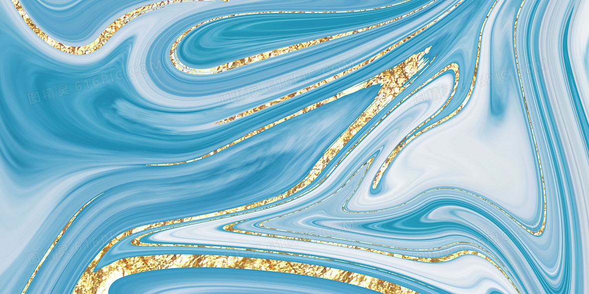 深蓝色星空鎏金流体轻奢背景背景图片下载_4724x2362像素jpg格式_编号