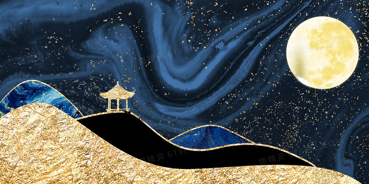 月夜背景图片下载 免费高清月夜背景设计素材 图精灵