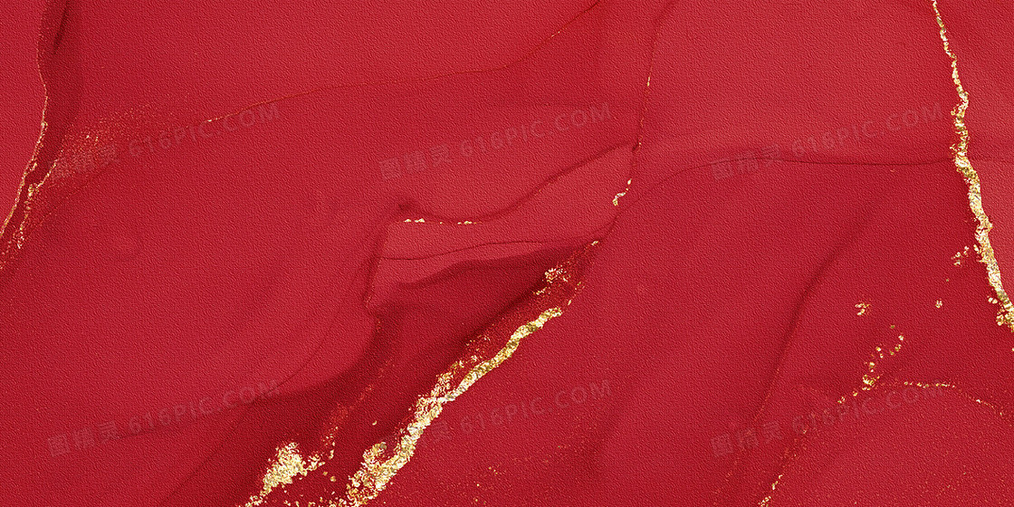 红色中国风鎏金纹理背景