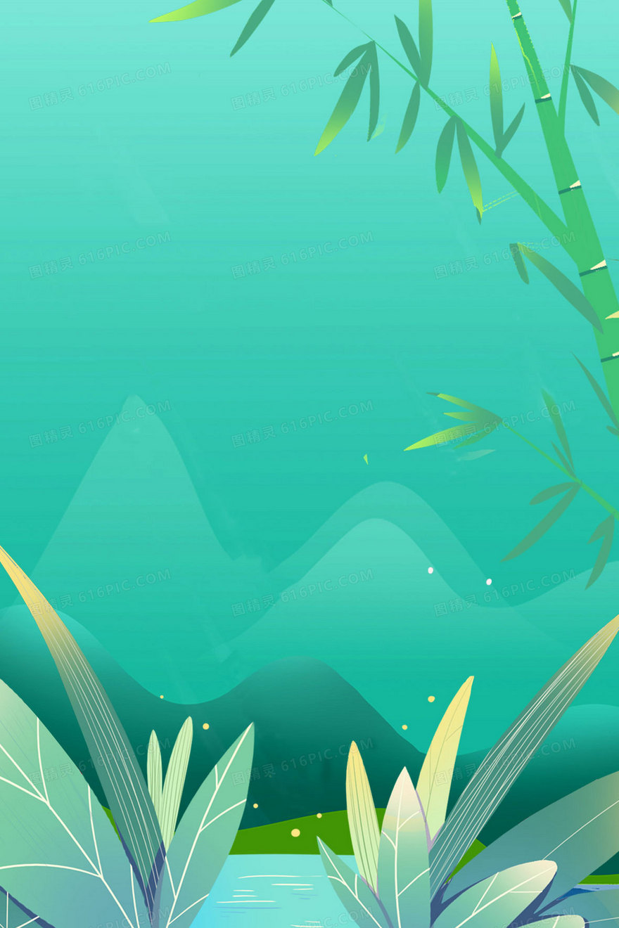 简约质感小清新春天背景