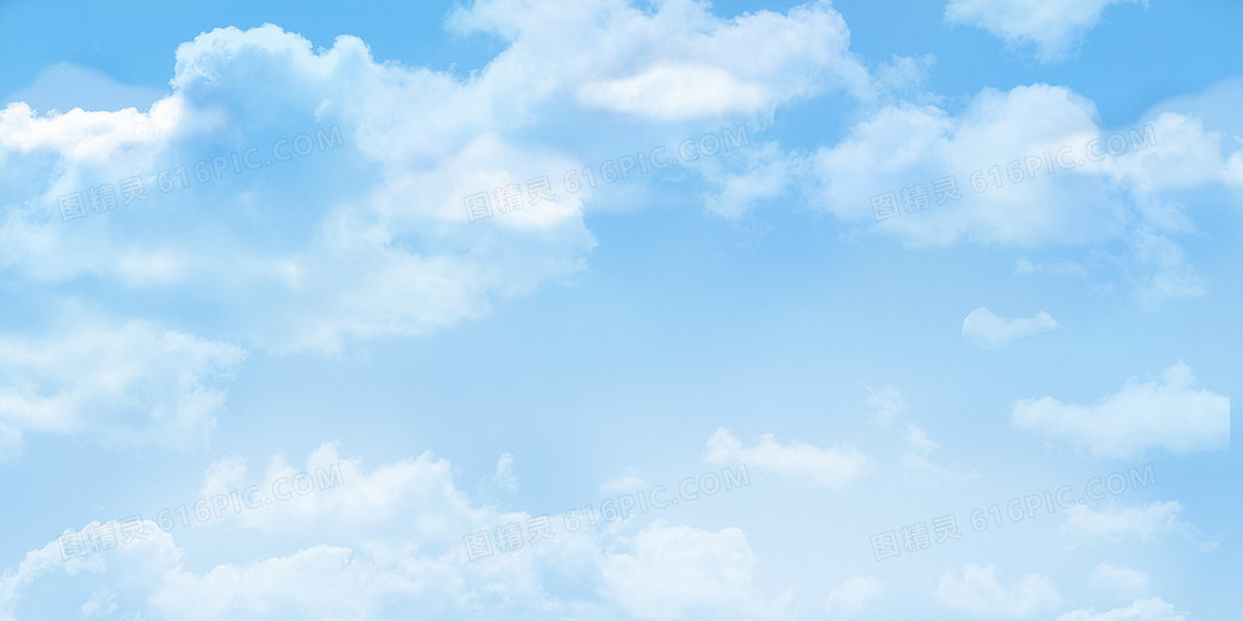 蓝天白云天空摄影合成背景