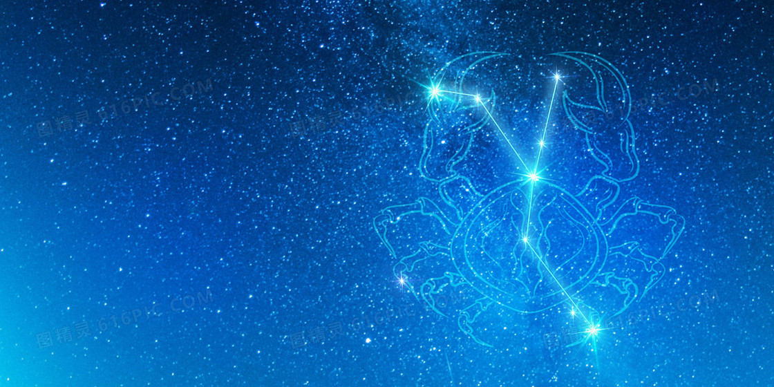 摄影合成唯美星空狮子星座系列背景