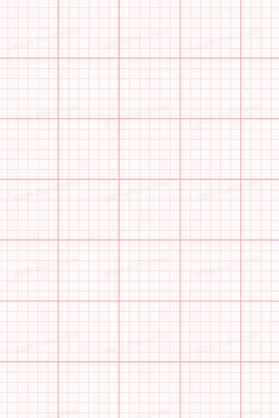 竖向红色网格格子纸背景