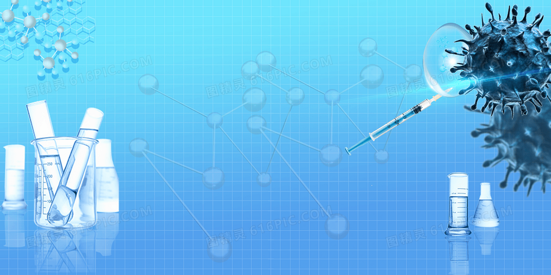 蓝色科技医疗抗击新冠背景