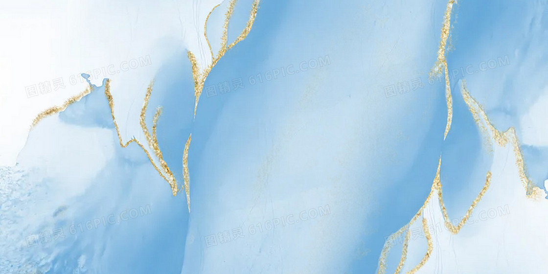 简约水墨鎏金纹理背景