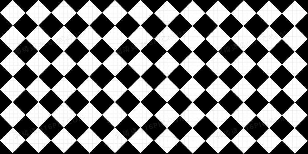 黑白格菱形格纹背景