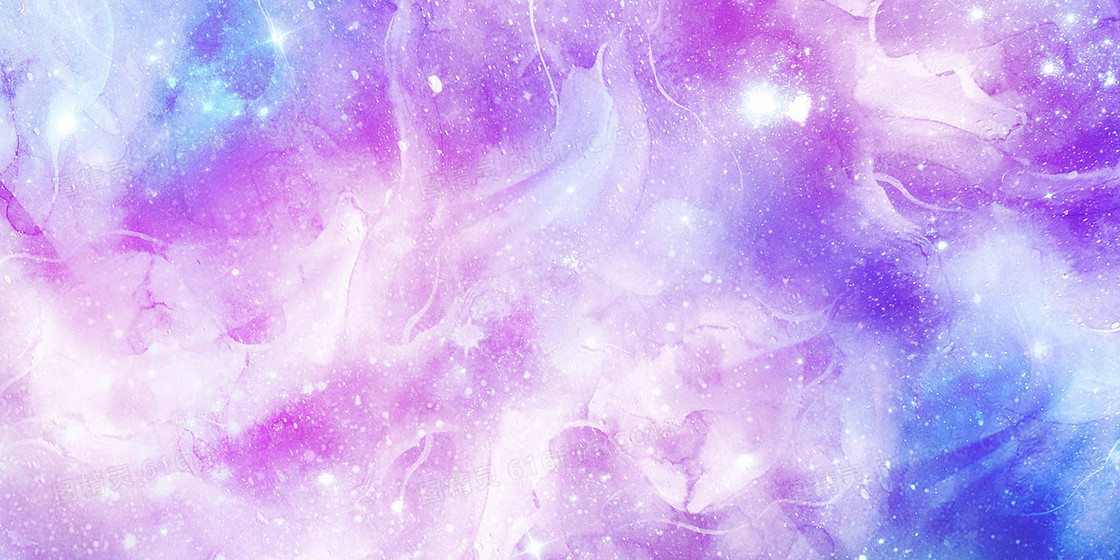 星空星河紫色梦幻背景