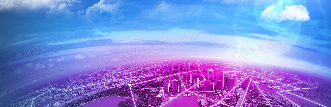 城市  科技 背景