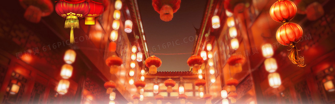 春节年货节海报背景