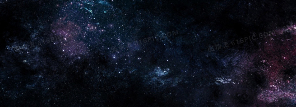 黑色宇宙星空背景banner