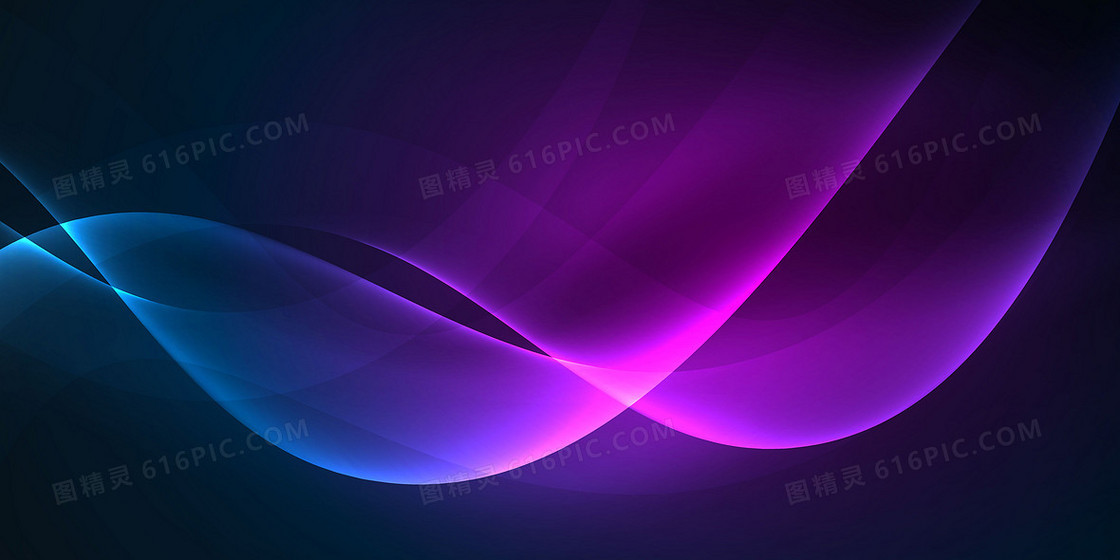 紫色科技空间线条氛围背景