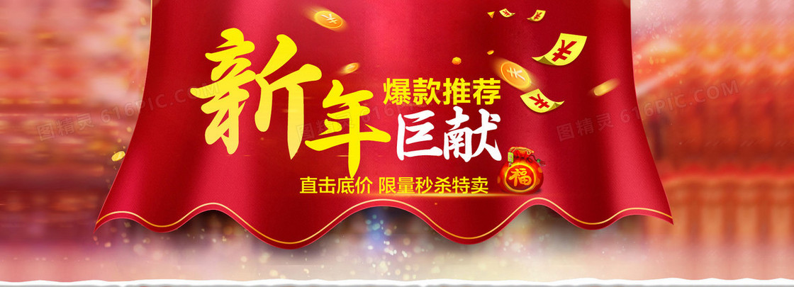 新年年货banner