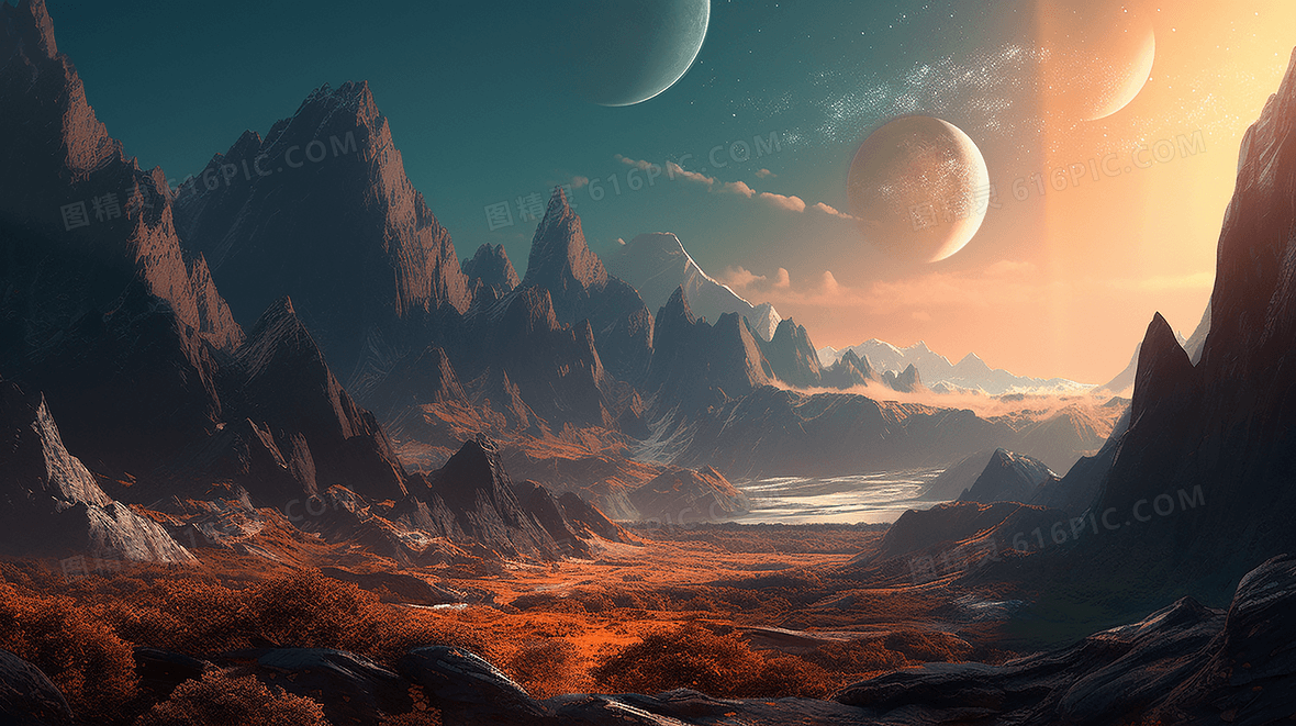 神秘外星冰雪世界背景图片下载_1920x600像素JPG格式_编号1pyfepqy1_图精灵