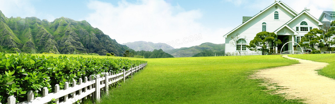 田园风光背景