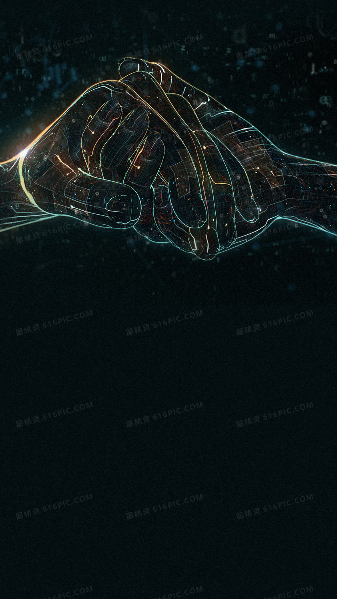 商务海报h5背景