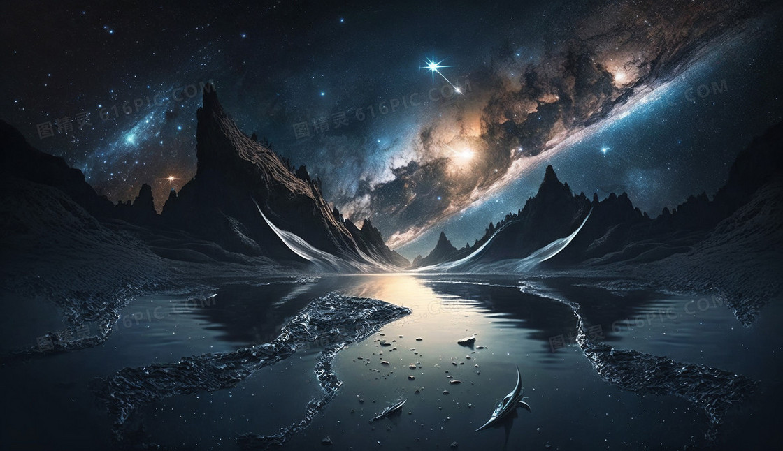 唯美震撼宇宙星空银河系
