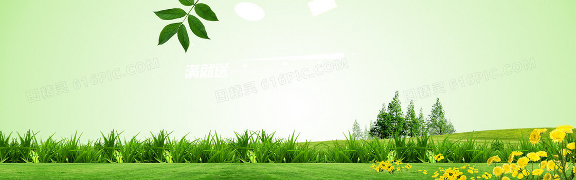 春天背景banner