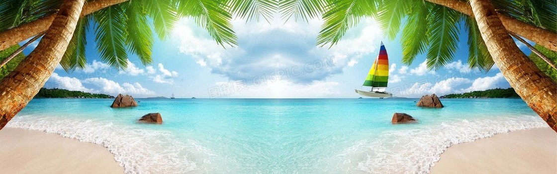夏天背景banner