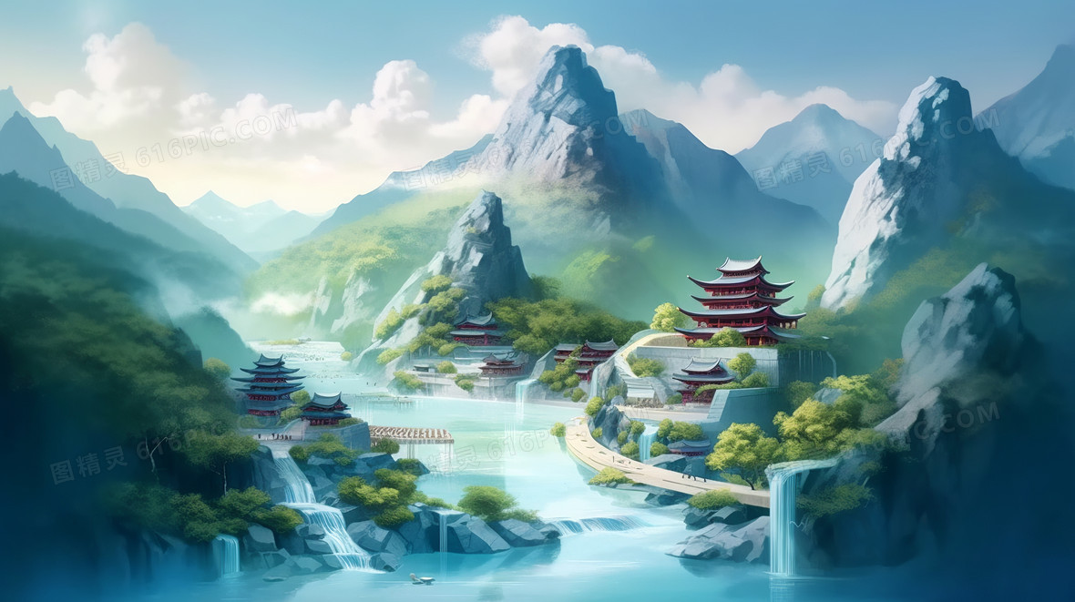中国风山水风景背景图片下载_免费高清中国风山水风景背景设计素材_第28页_图精灵