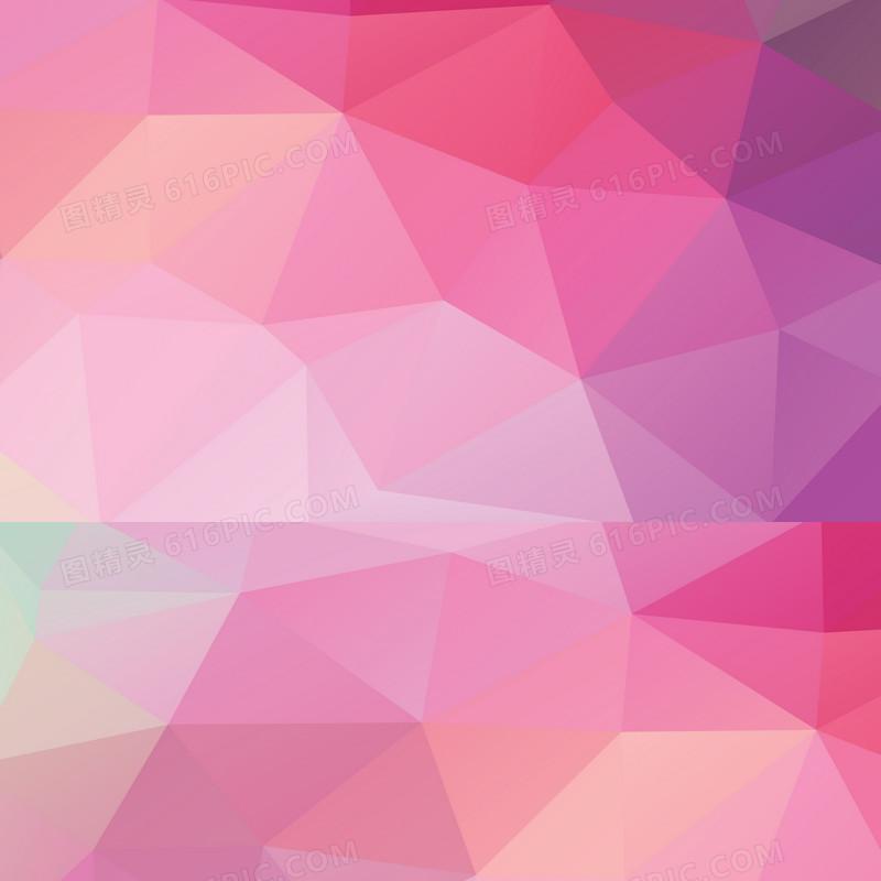 粉色3d立体菱形背景