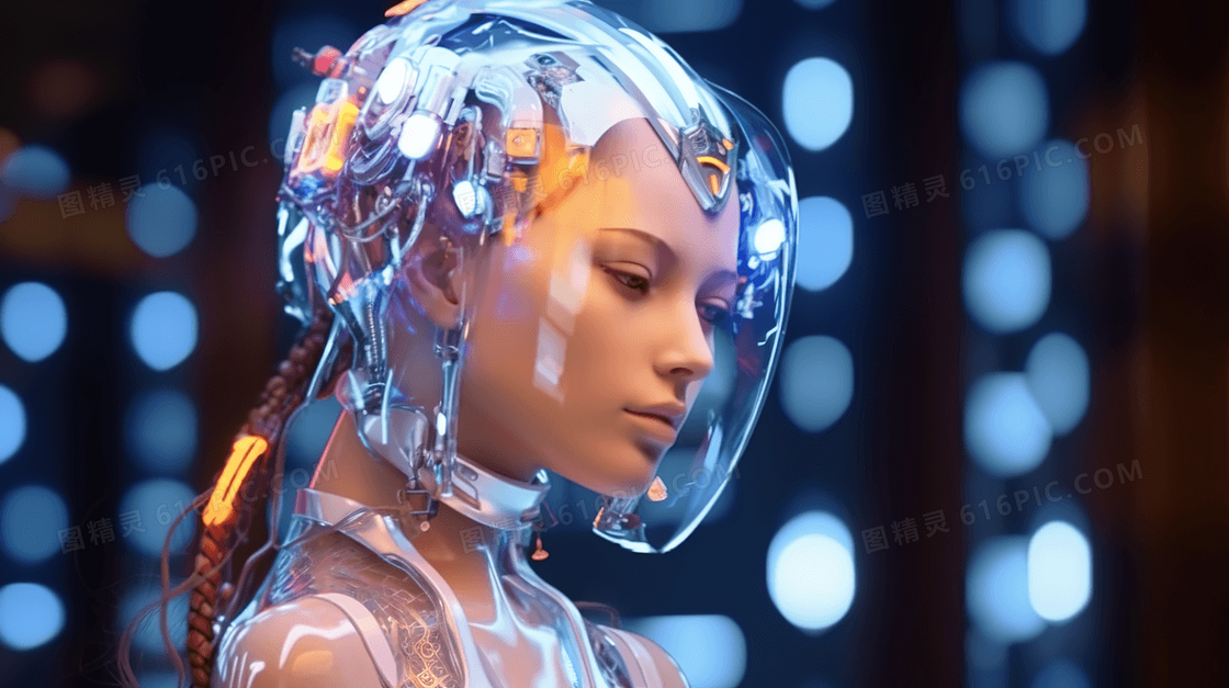 创意科技感人工智能机器人