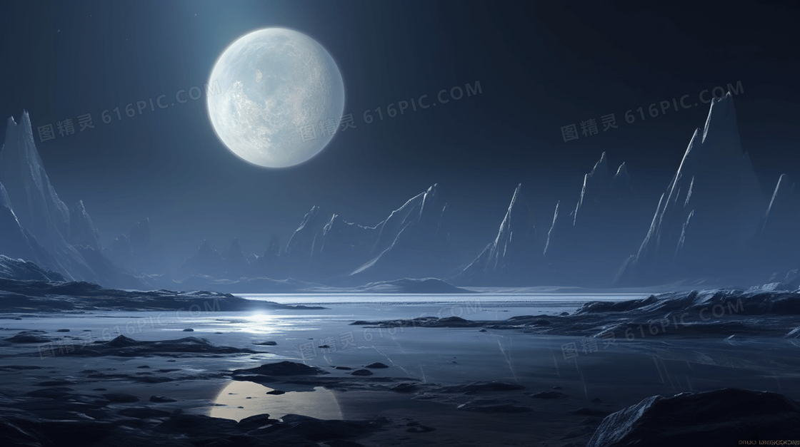 科技科幻星球宇宙插画