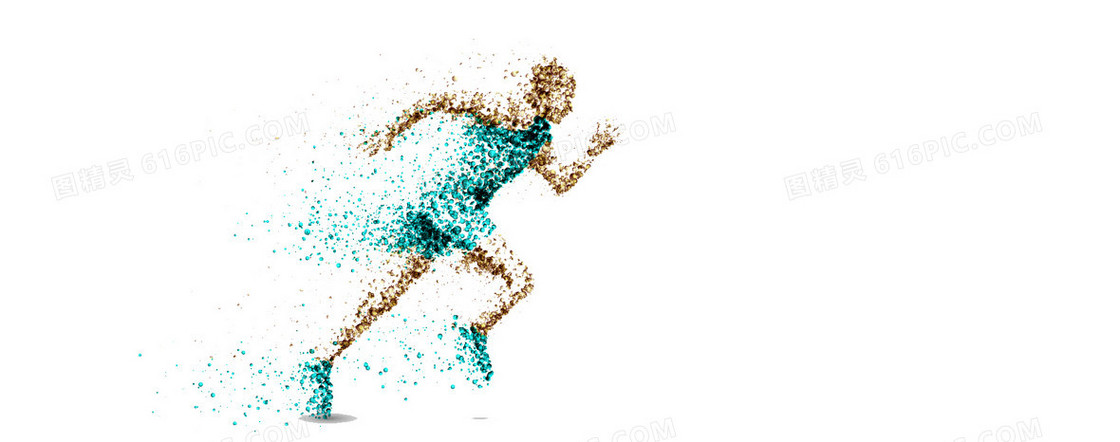 运动水滴背景banner