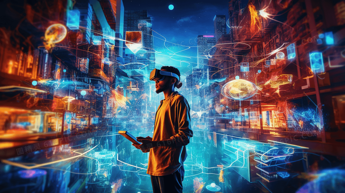 彩色科技虚拟现实VR探索