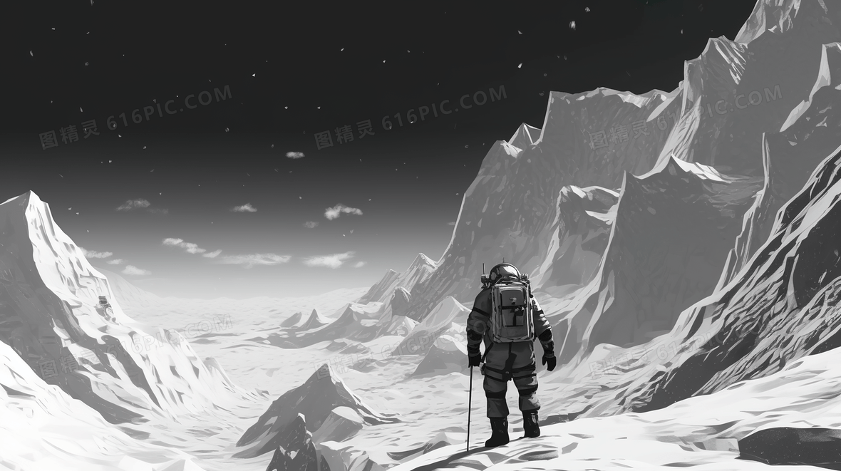 人类探月轨迹插画背景图片下载_2912x1632像素JPG格式_编号vjqfgr621_图精灵