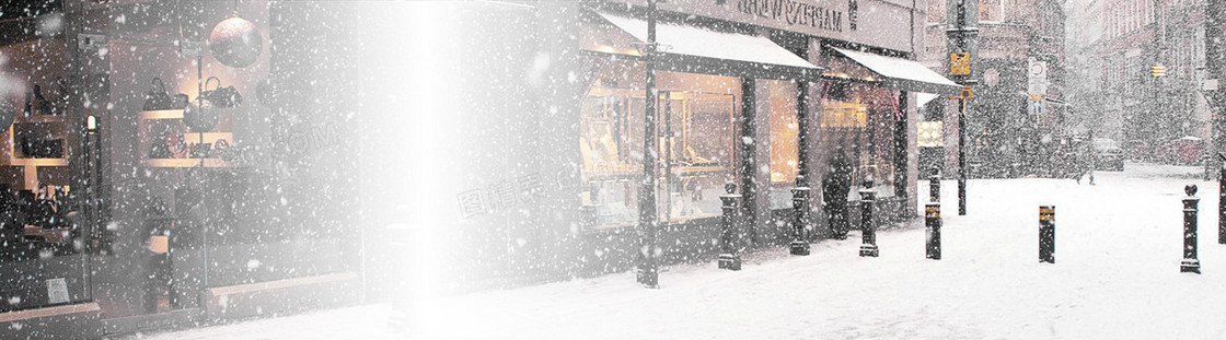 女装冬季雪景