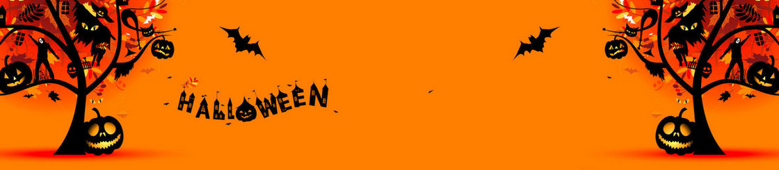 万圣节鬼节南瓜灯背景banner