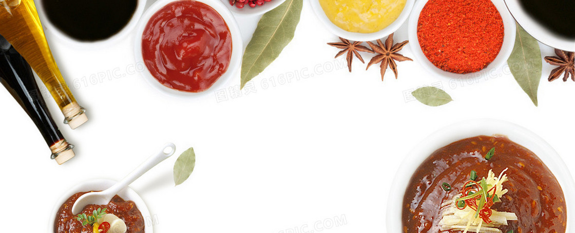 淘宝 调料背景banner