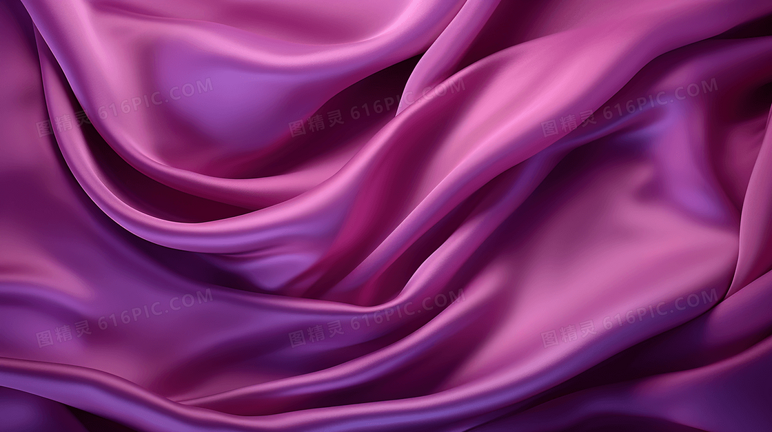 紫红色丝绸质感光滑纹理图片
