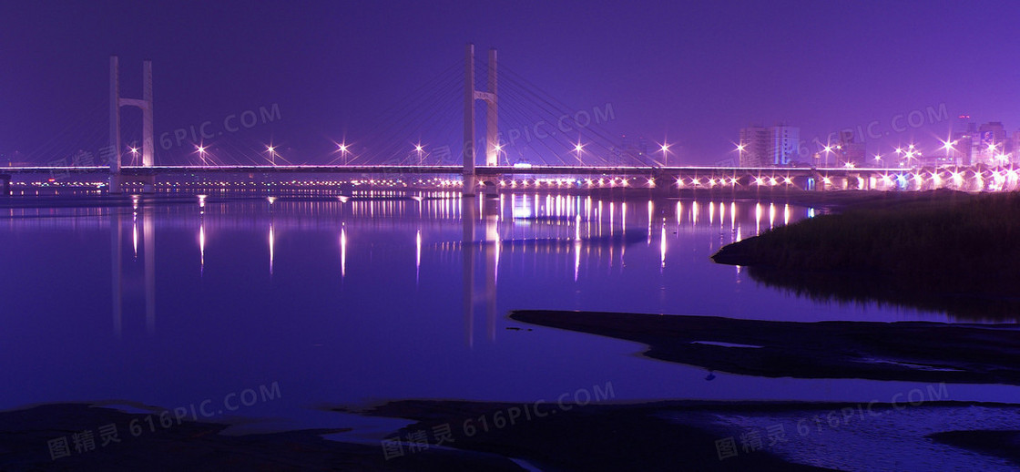 夜晚星空灯光浪漫幸福背景图