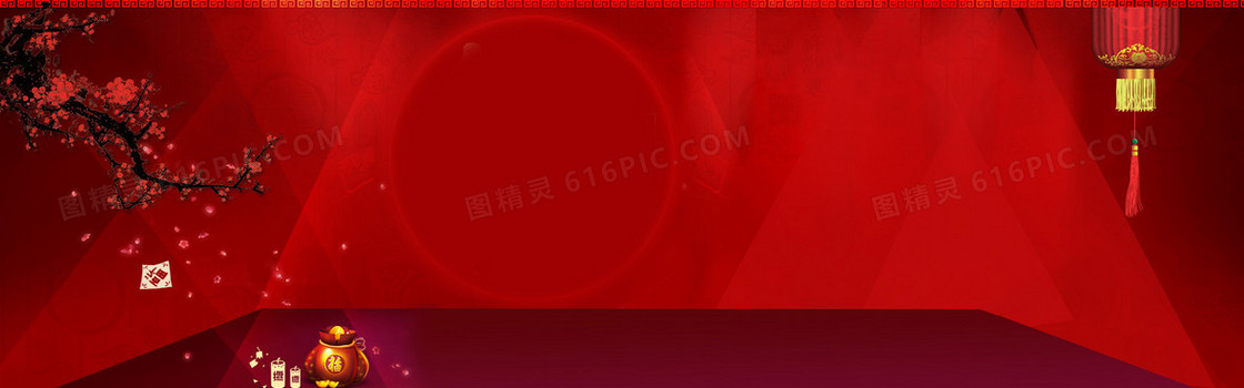 春节背景海报