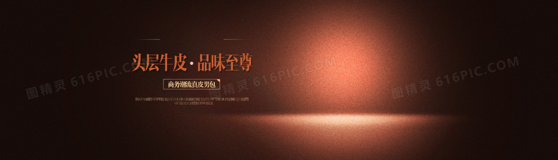大气真皮男包背景